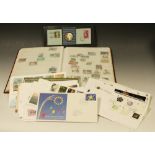 Stamps - Lindner GB stock album and FDC's