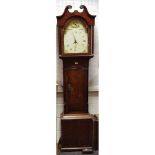 A George III oak longcase clock, 32.