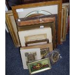 Watercolours - H. Smithburt (late 19th century) Yachts At Sea, signed and framed; G.