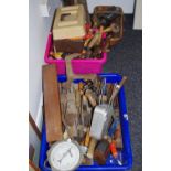 Tools - Stanley planes, carving chisels, saws, hammers, gardening tools, shoe last, etc,