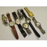 Watches - a collection of vintage wrist watches, including Seiko, Rotary,