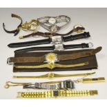 Watches - a gentleman's Rotary wristwatch; others lady's and gent's, Limit, Seiko, Quartz digital,
