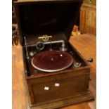 A Columbia table top gramophone