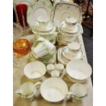 Ceramics - Royal Albert Art Deco (1254) part tea set; Wellington china;