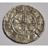 Coin, UK, Viking: Cnut, silver penny, pointed helmet type, minted Aelstan/York, 18mm, 1.