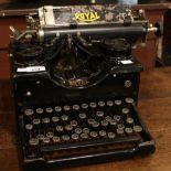 A retro Royal typewriter