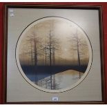Virgil Thrasher, by and after, Blue Lake, signed, seriograph, limited edition number 133/250,
