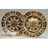 A pair of Royal Crown Derby 1128 pattern side plates