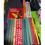 Books - Eagle Annuals including 1,to 5, 7 to 17 and later 1970, 72, 73, 84 & 92 etc.