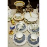 A Susie Cooper Glen Mist pattern six teacups & saucers and side plates;