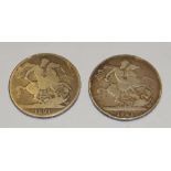Coins - two George IV silver crowns,