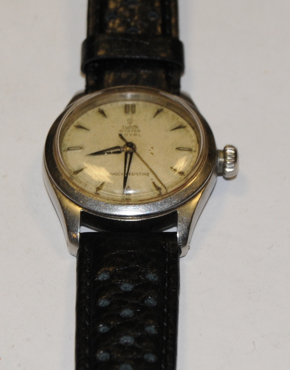 Rolex - a 1950s Tudor Oyster Royal gentleman's wristwatch, stainless steel case, no.