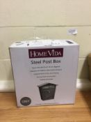 Home Vida Steel Post Box