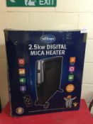 SilentNight Digital Mica Heater with Remote Control RRP £62.99