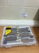 Stanley 1-16-416"Bailey" Chisel-Set, Silver/Brown, Set of 6 Piece RRP £63.99