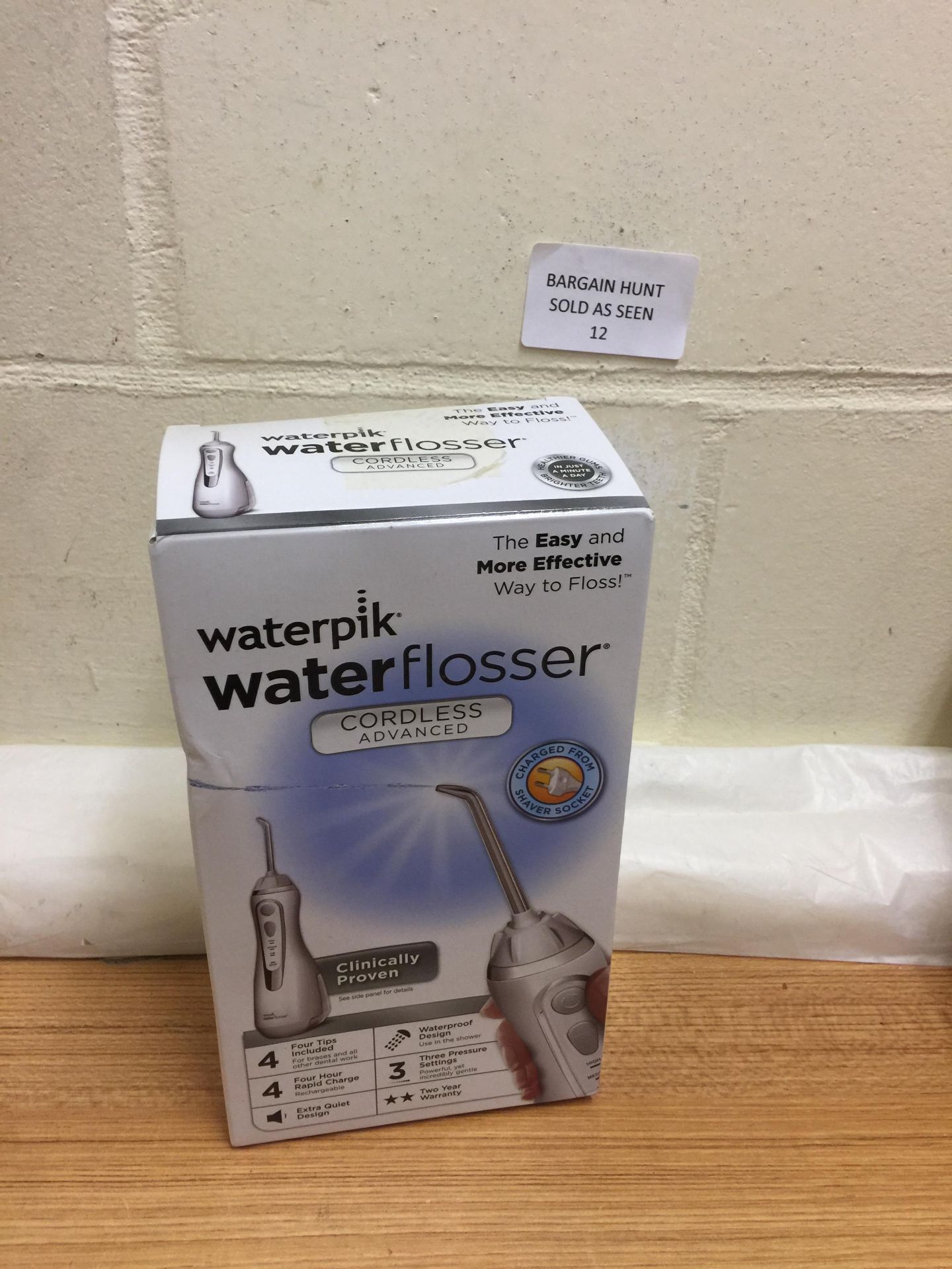 Waterpik WP-560UK Cordless Advanced Water Flosser RRP £79.99