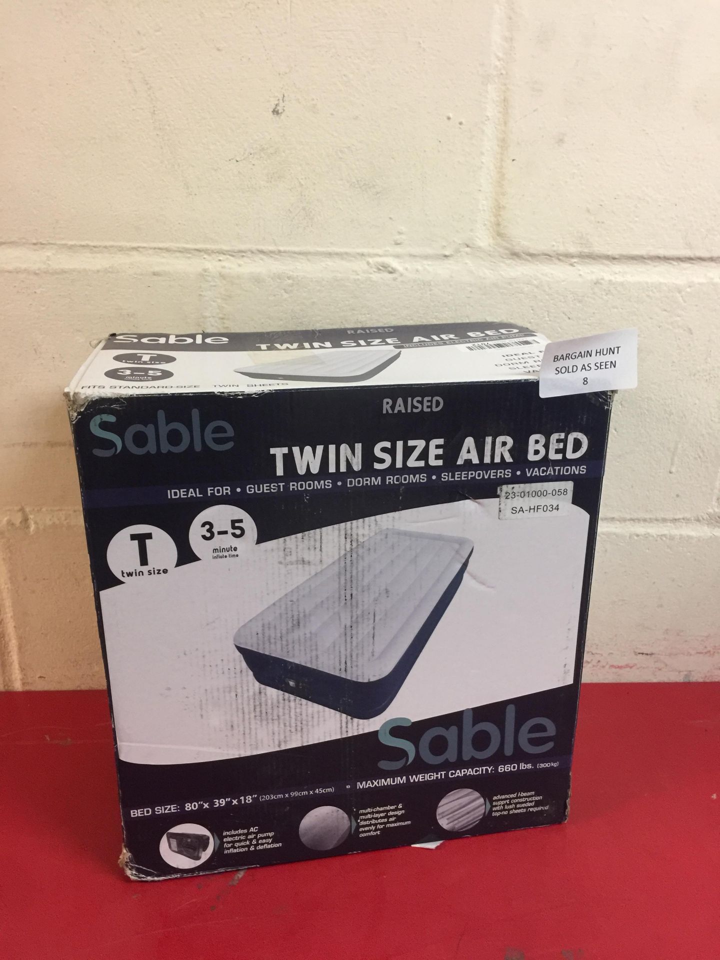 Sable Twin Size Air Bed