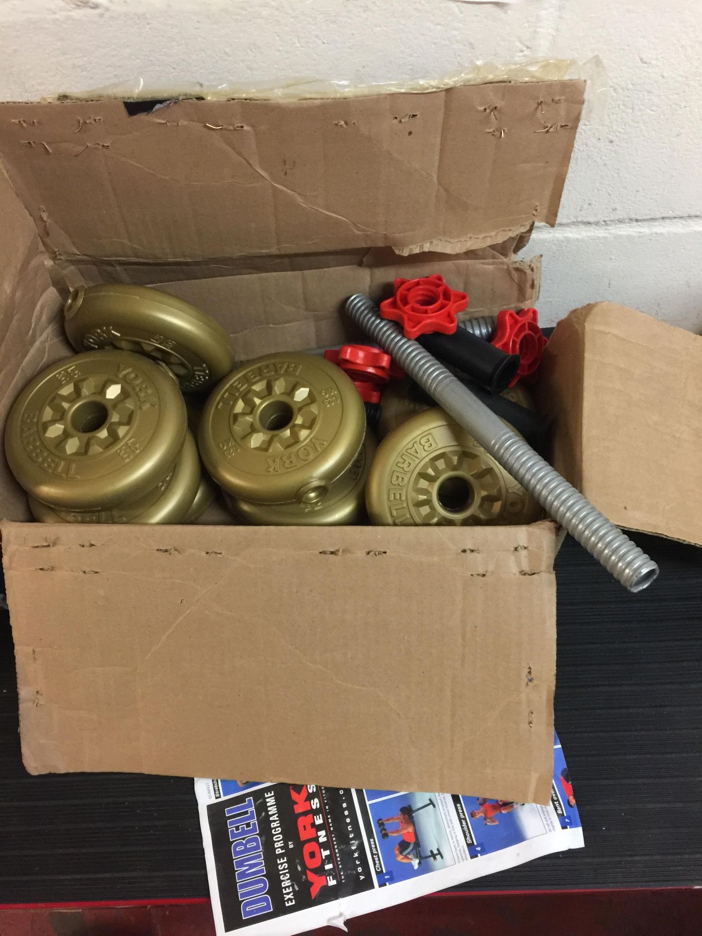 York Fitness Dumbell and Weights Set