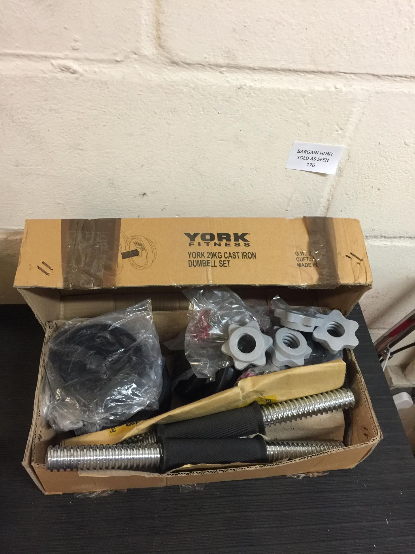 York Fitness Dumbell and Weights Set