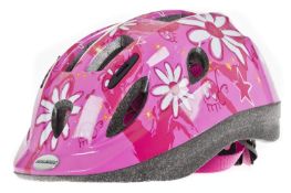 Raleigh Mystery Pink Flower Girls Cycle Helmet