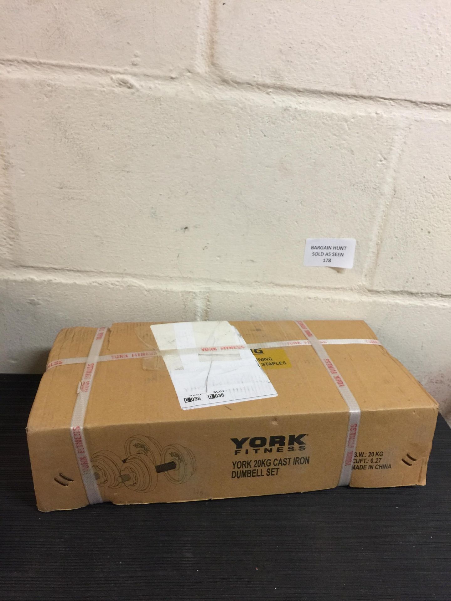 York Fitness Dumbell and Weights Set