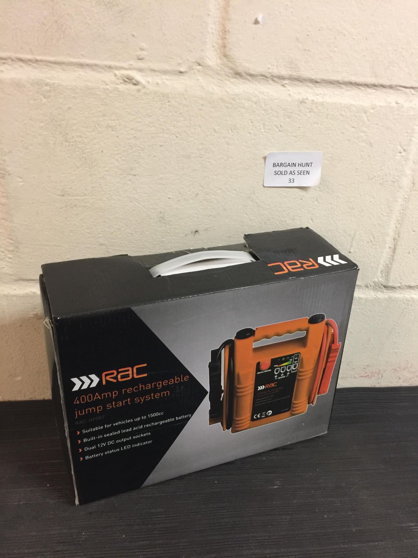 RAC Heavy Duty Rechargeable Jump Starter