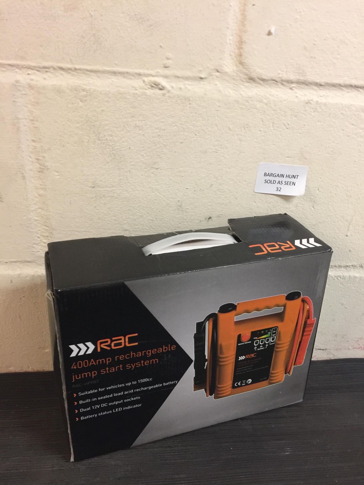 RAC Heavy Duty Rechargeable Jump Starter