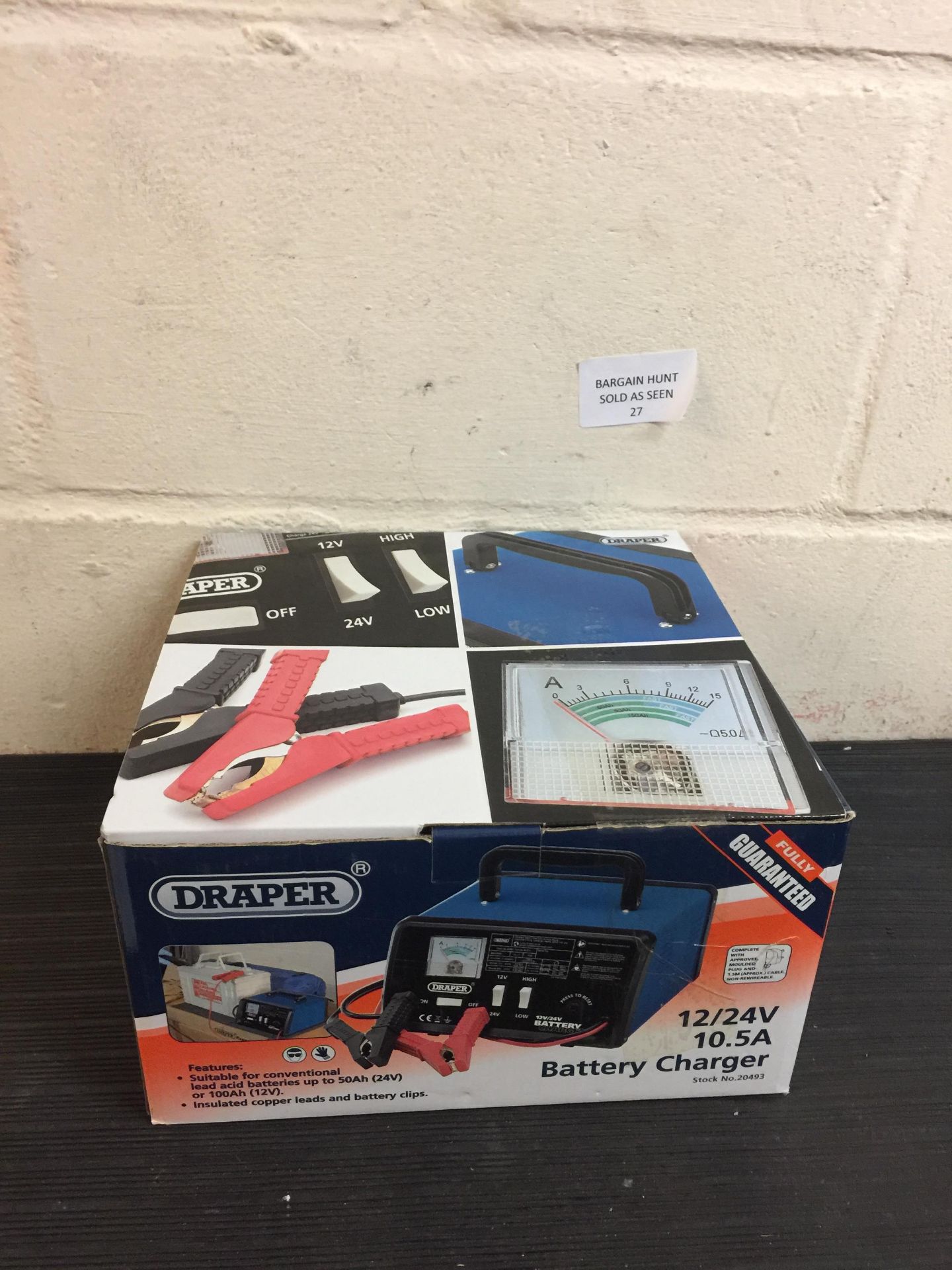 Draper BCD11 Battery Charger RRP £49.99