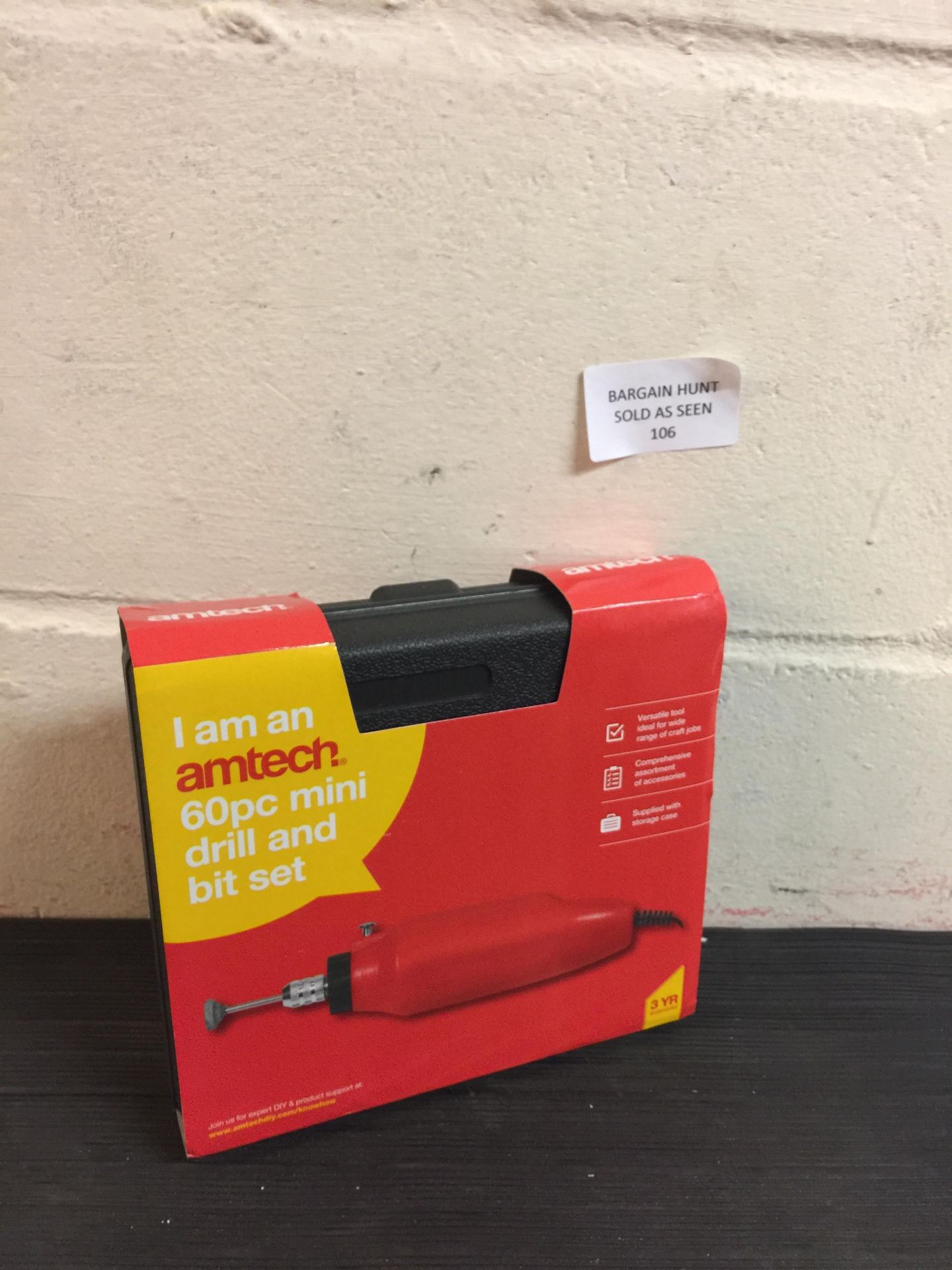 Amtech Mini Drill and Bit Set