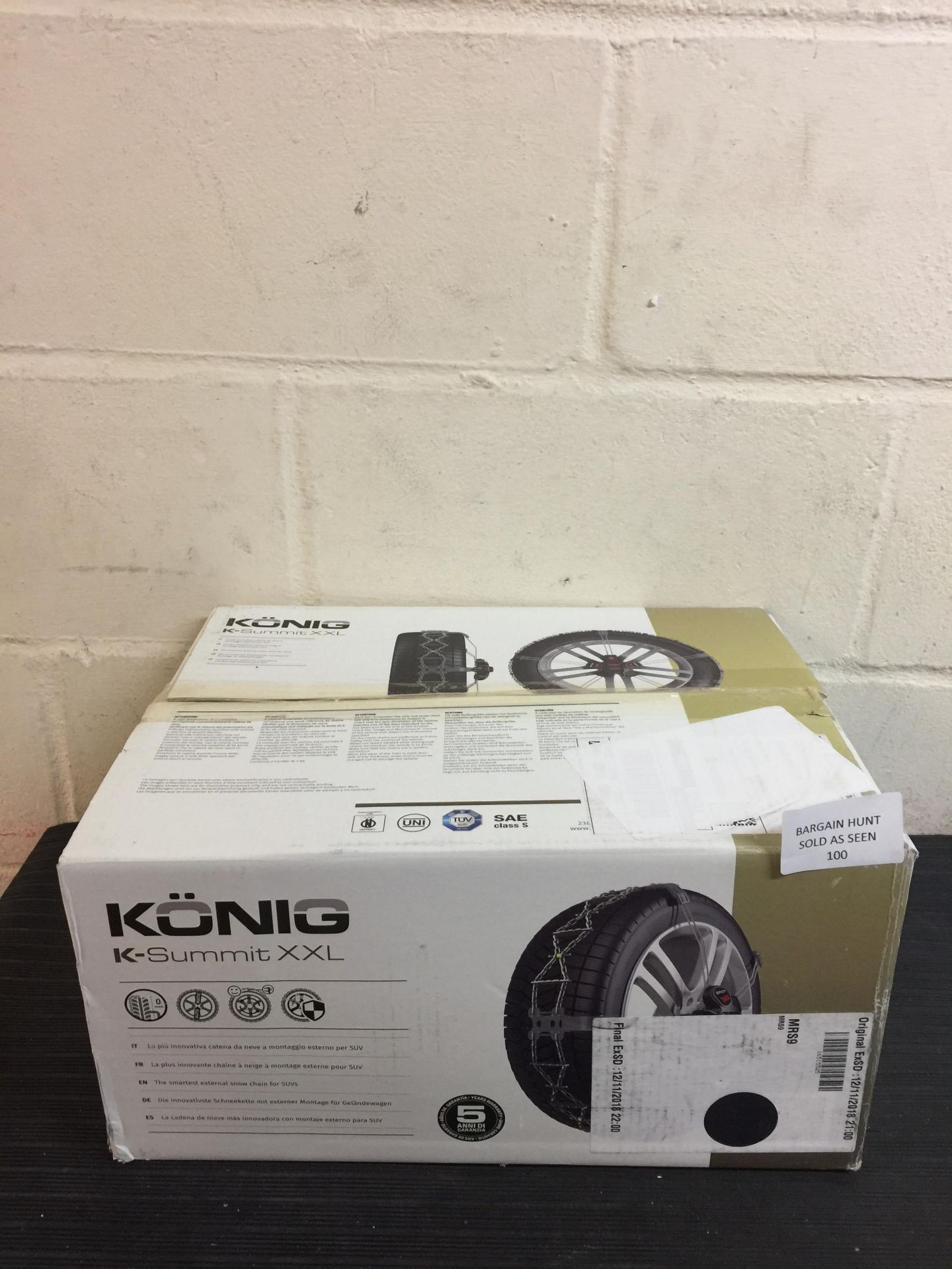 König K-SUMMIT XXL K67 - Snow Chains, 2 Pieces RRP £335