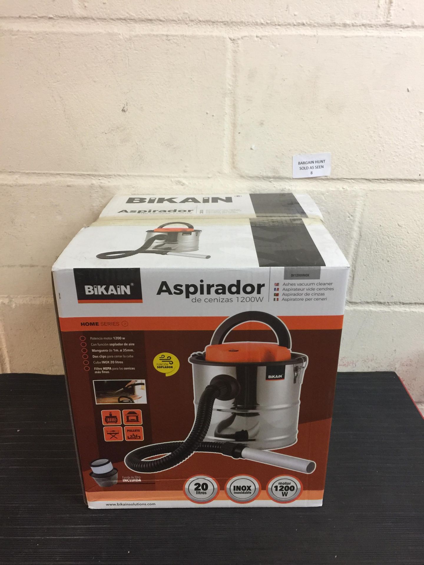 Dicoal Stainless Steel Ash Vacuum Cleaner RRP £54.99