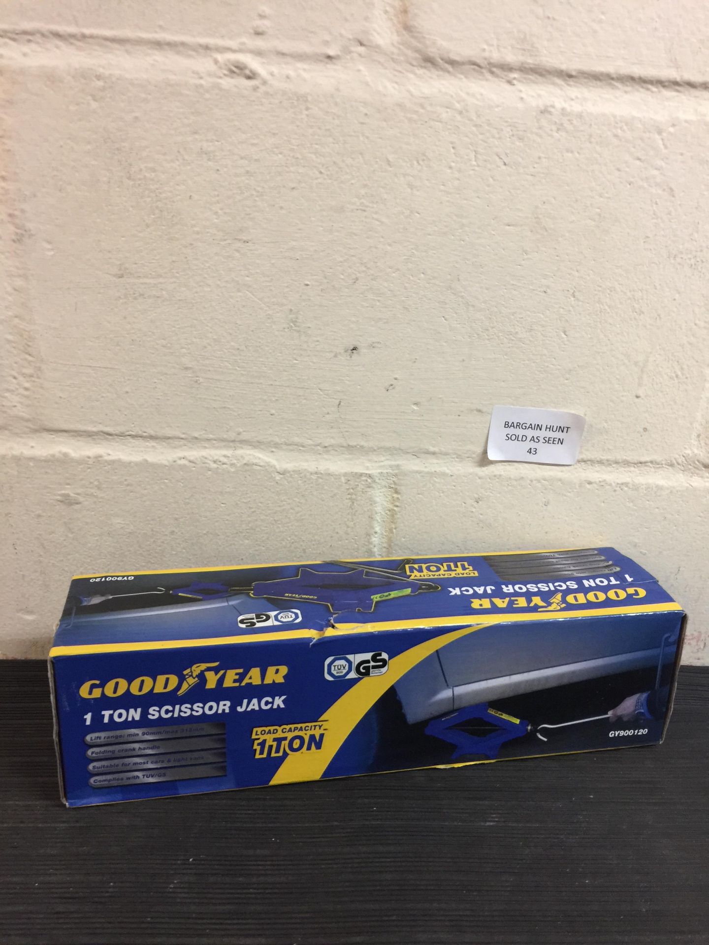 GoodYear 1 Tonne Scissor Jack