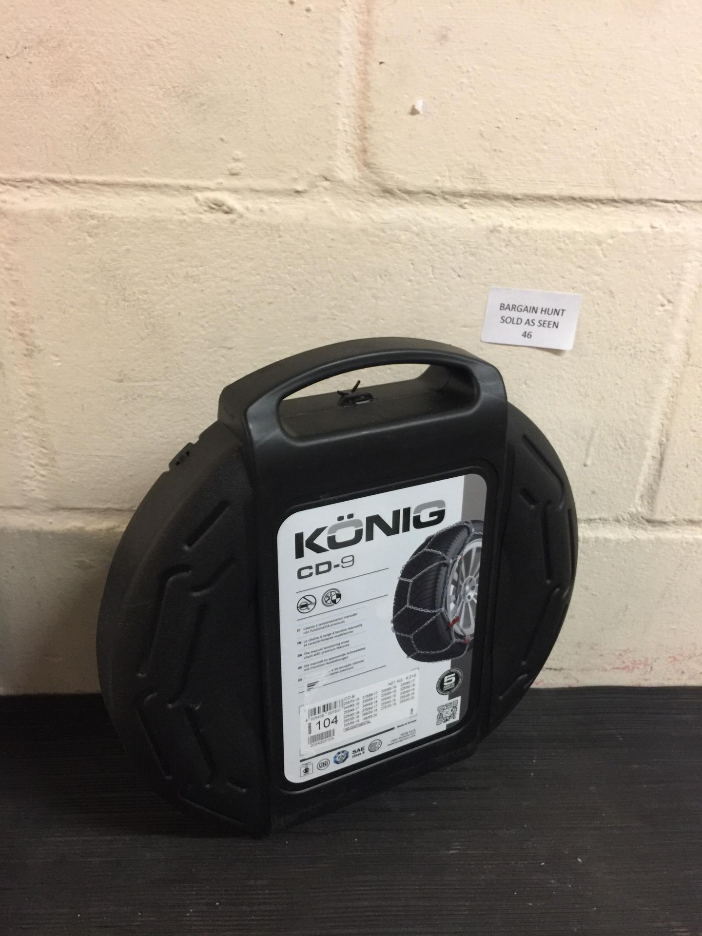 KÖNIG CD-9 104 Snow Chains Set of 2 RRP £84.99