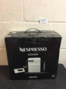 Nespresso Inissia Coffee Capsule Machine, White by Krups RRP £109.99