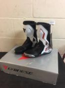 Dainese-TORQUE D1 OUT AIR BOOTS, Black/White/Lava-Red, Size 8 UK RRP £267.99