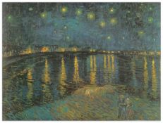 Brand New Artopweb" Van Gogh Starry Night 1888" Decorative Panel 80x60 cm