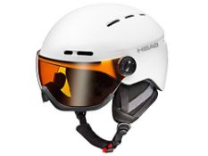 HEAD Pro Ski Helmet Knight, Unisex, Knight Pro, White, 58-61 cm RRP £180