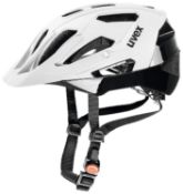 Uvex Men's Quatro Helmet - White/Black, 52-57 cm RRP £76.99