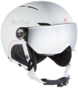 Bollé Juliet Visor Women's Outdoor Skiing Helmet Soft White Nordic 52-54 cm RRP £150
