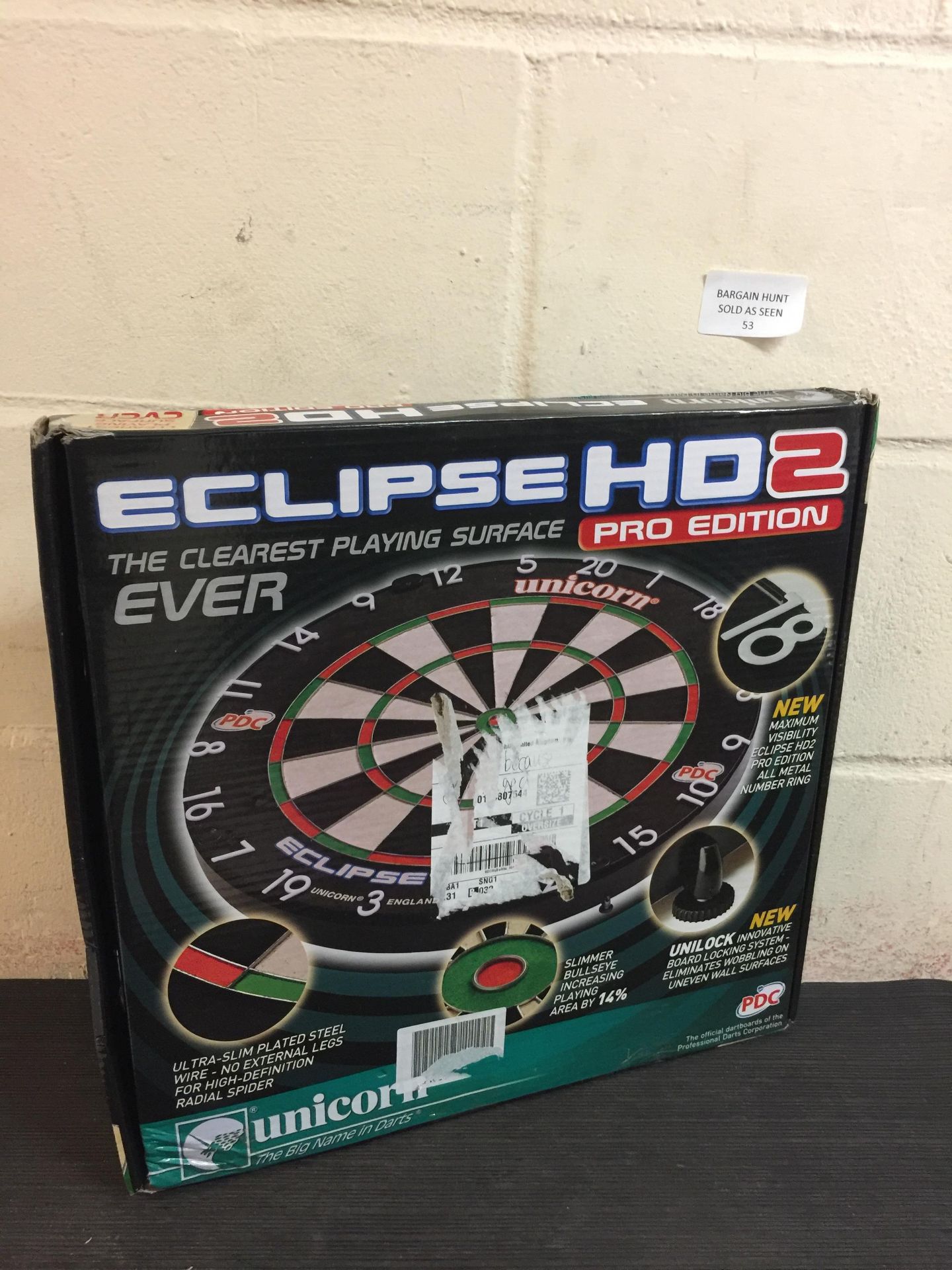 Unicorn Eclipse HD2 Pro Edition Dartboard RRP £60