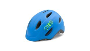 Giro Kids' Scamp Cycling Helmet, Matt Blue/Lime, X-Small (45-49 cm)