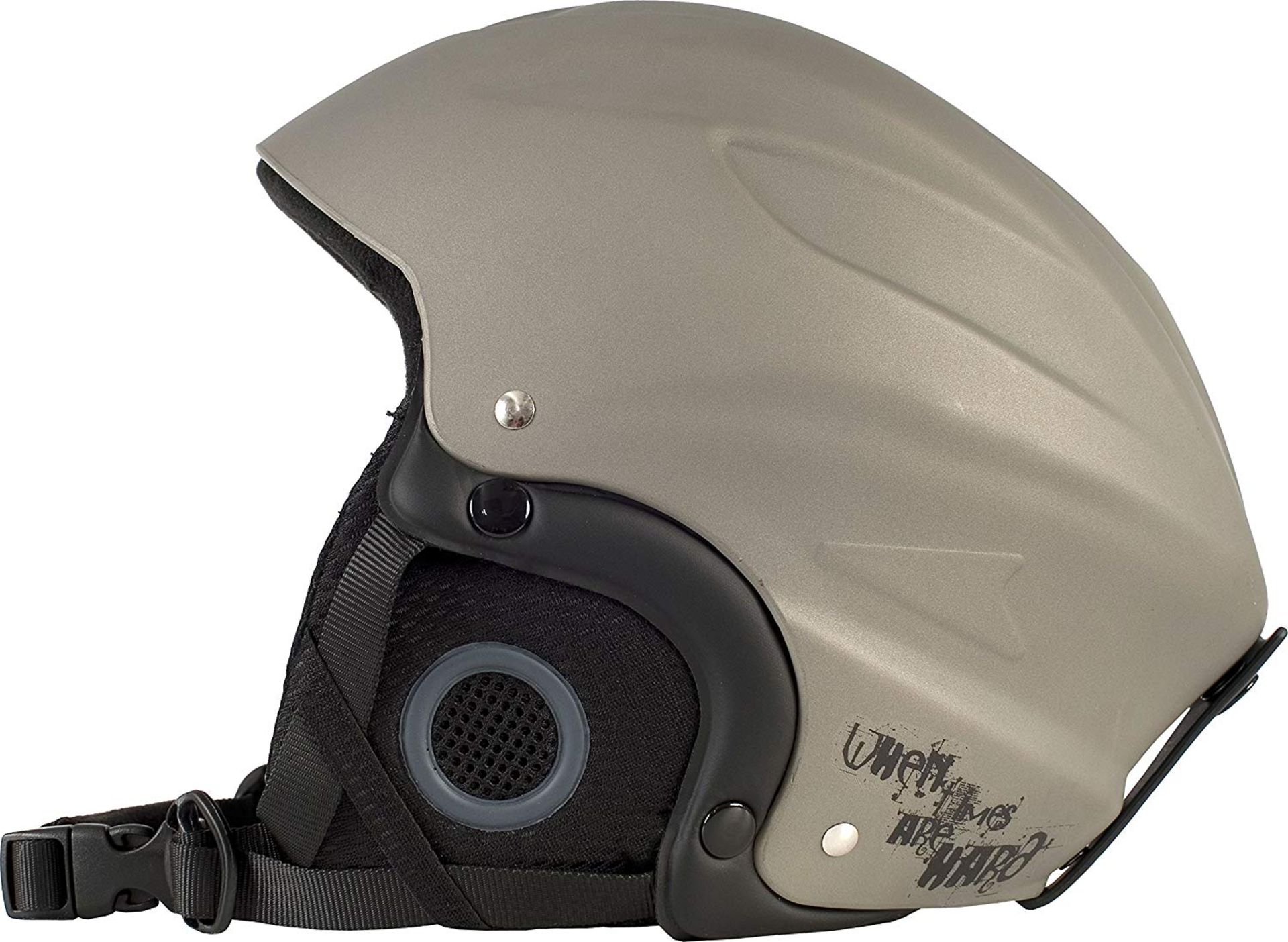 Trespass Skyhigh, Titanium, M, Snow Helmet Medium, Grey