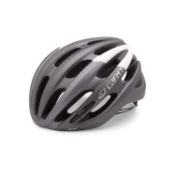 Giro Unisex Foray Road Cycling Helmet, Matt Titanium/White, Medium/55 - 59 cm