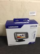 Lowrance Hook-4 Sonar/GPS Mid/High/Downscan Fishfinder RRP £249.99