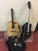 Guitars set of 2 (Damaged)