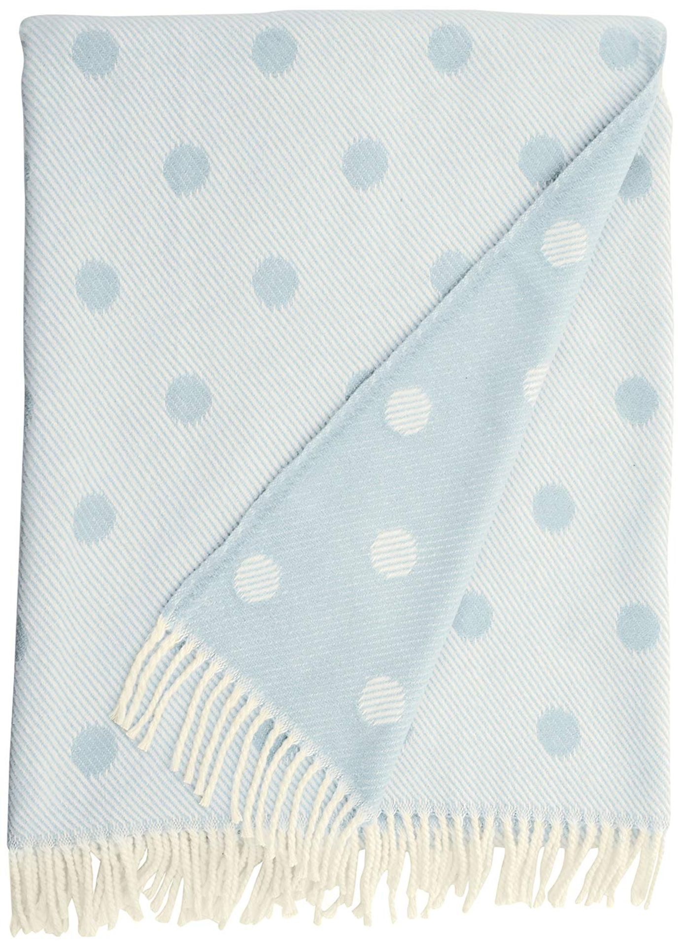 Brand New Euromant Sevilla Blanket 140 x 180 x 5 cm Blue (Sky Blue)