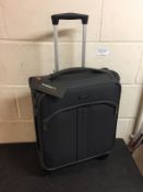 Antler Suitcase Aire, 4 Wheel Spinner, Cabin, 55 cm, 33 L, Charcoal RRP £110