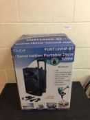 ibiza sound PORT10VHF-BT Portable PA Speaker System RRP £159.99