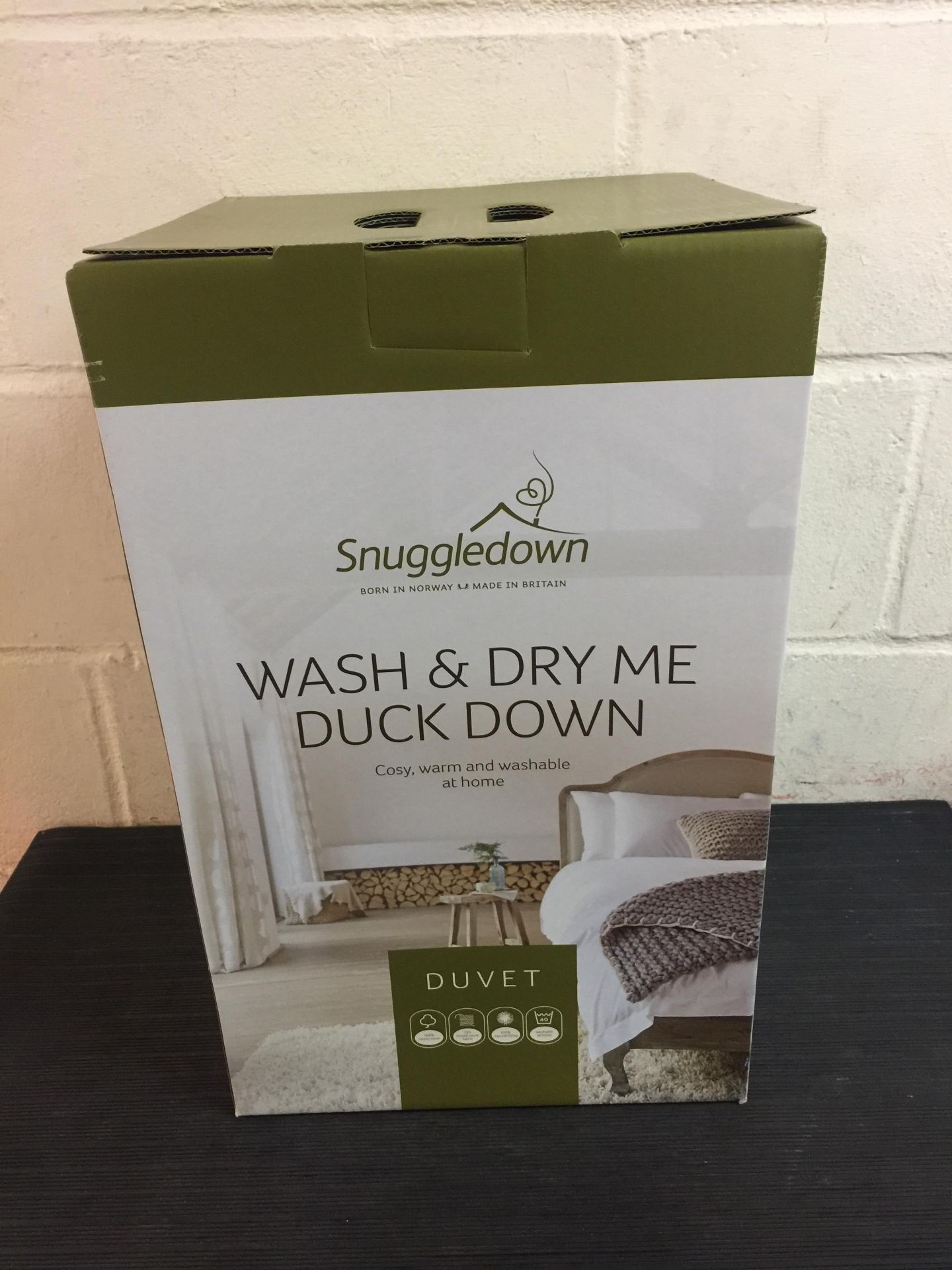 Brand New Snuggledown Wash and Dry Me Duck Down Duvet 4.5 Tog - Single