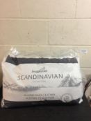 Snuggledown Scandinavian Duck Feather and Down Pillow Pair